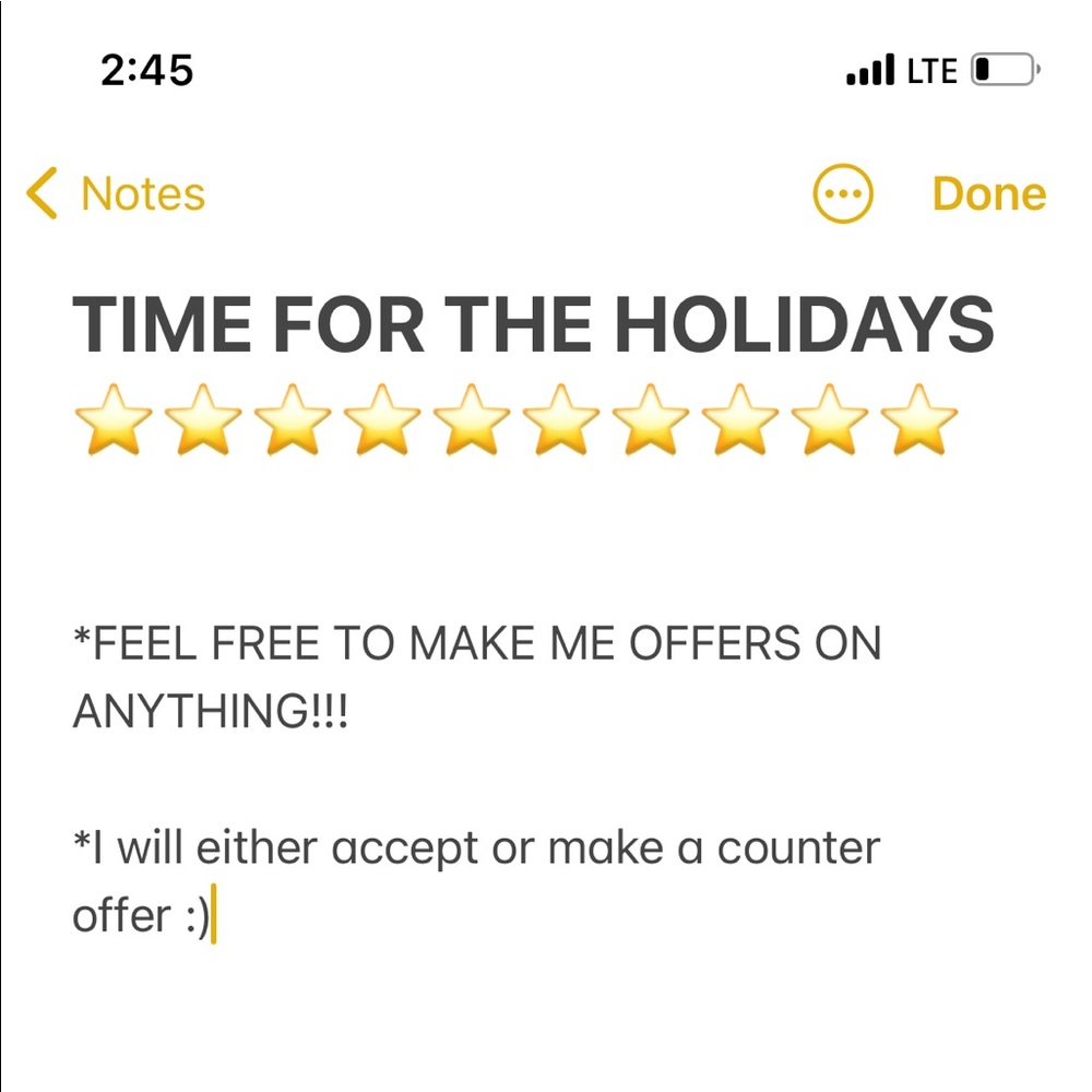 Holiday Clean out Sale